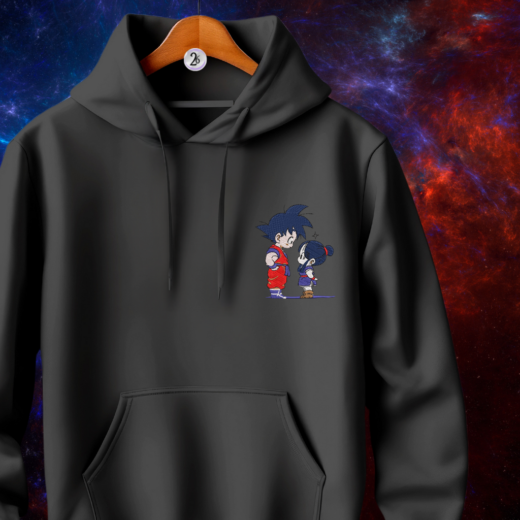 Felpa Goku e Chichi