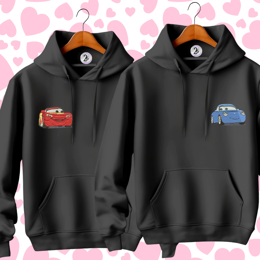 Felpe di Coppia Sally e Saetta IN PRONTA CONSEGNA